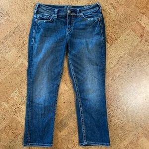 Great condition Silver Capris